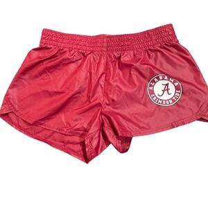 Vintage 90s Alabama Crimson Tide Nylon Dolphin Shorty Shorts USA Collegiate